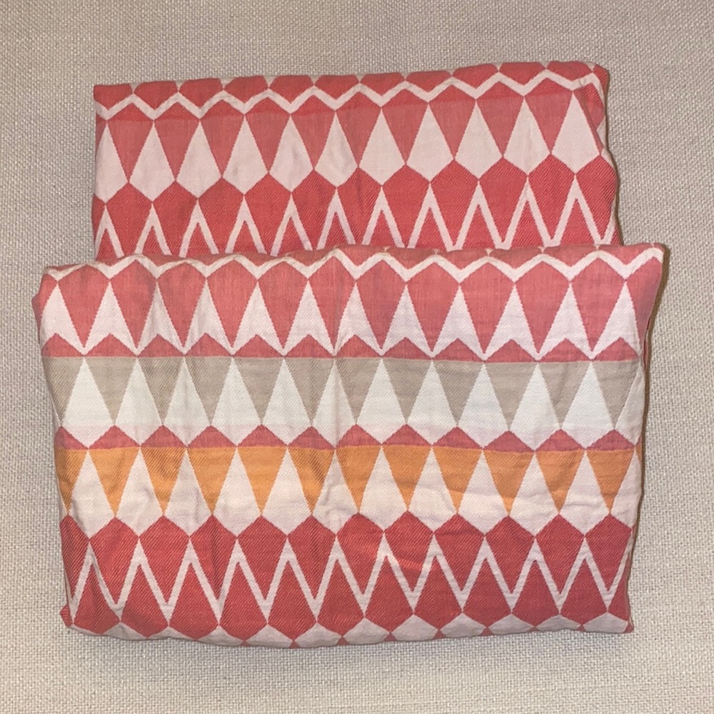 2 Cotton West Elm Pillow Cases Standard